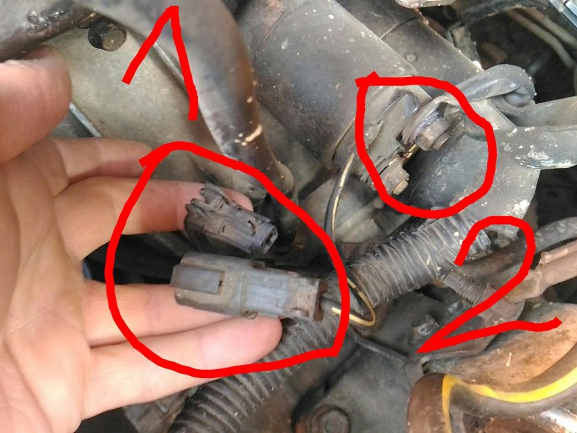 Nissan Pathfinder 3.3 мотор датчик малых оборотов