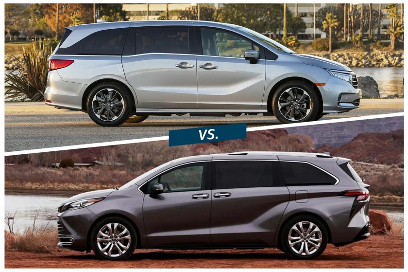 Toyota sienna vs honda odyssey