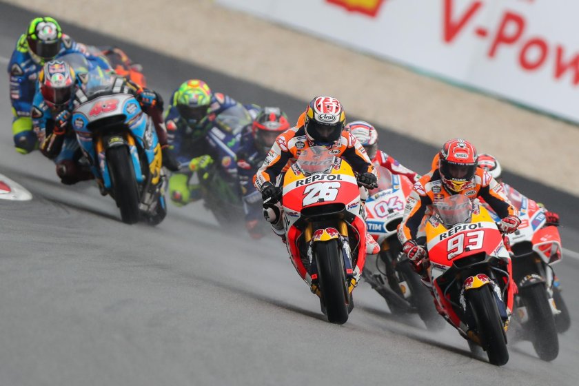 Мотоцикл гонки