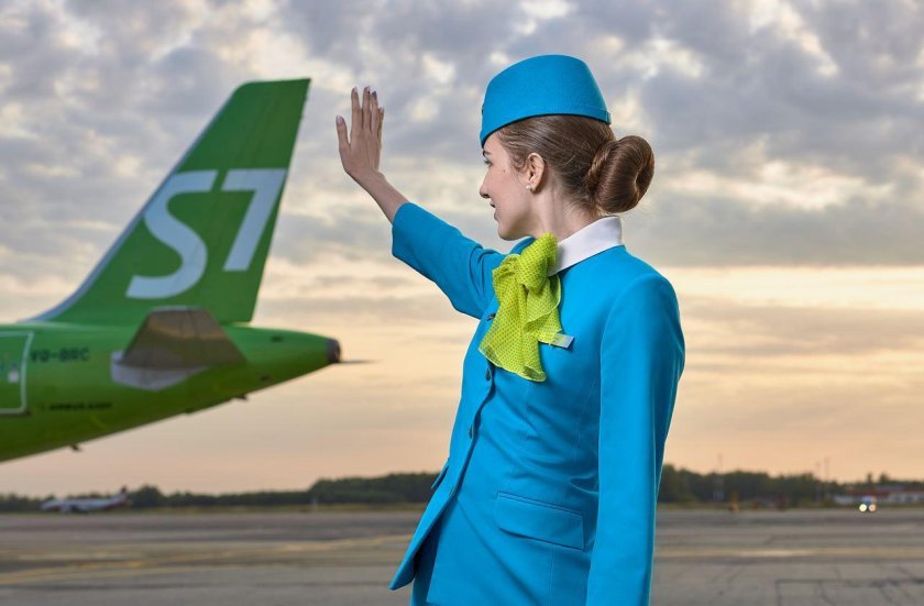 Стюардессы s7 Airlines Новосибирск
