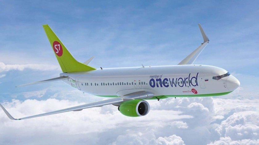 Боинг 737-800 s7 в новой ливреи