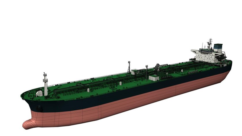 Танкер 3d модель