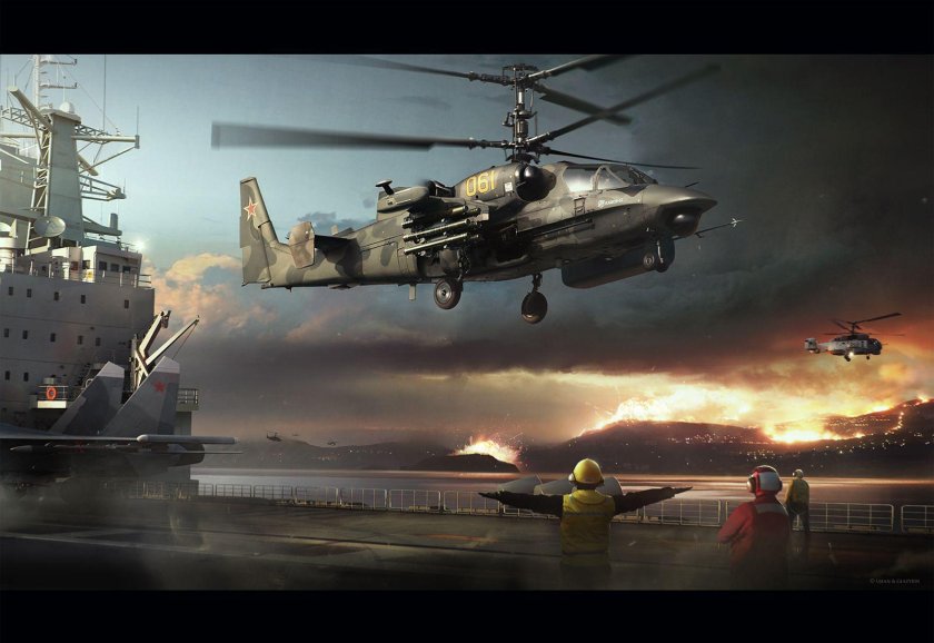 Ка-52 Аллигатор арт