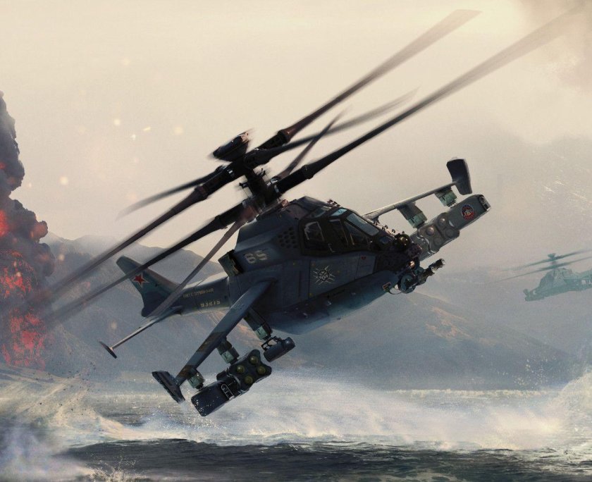 Ка-58 черный призрак