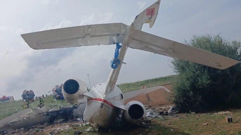 Разбился самолет в турции