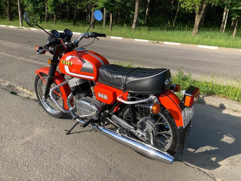 Мотоцикл ява чезет 350