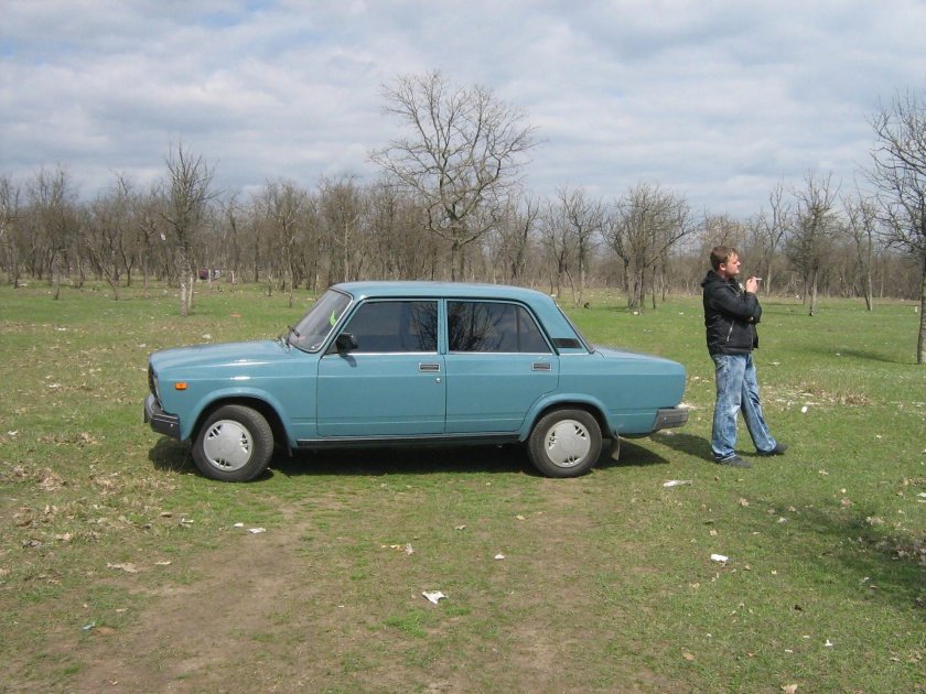 Ваз 21074 сине-зеленый
