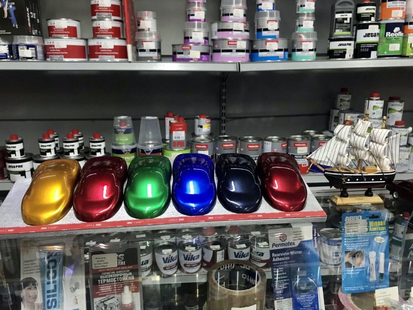 Автоэмаль автомобильная краска