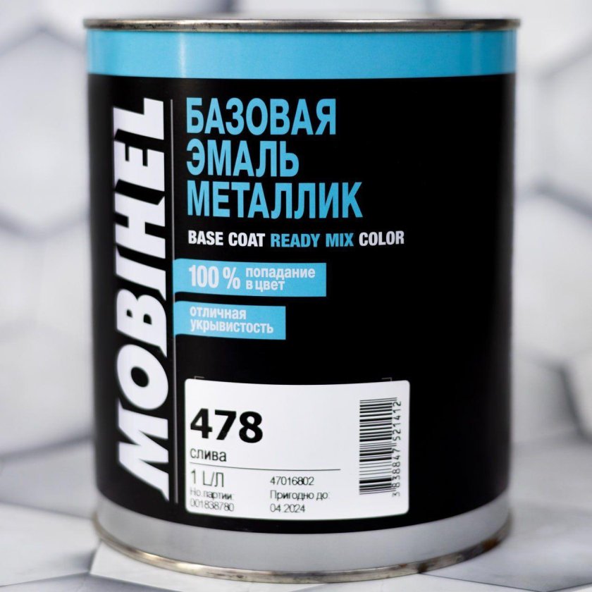 Базовые эмали для авто