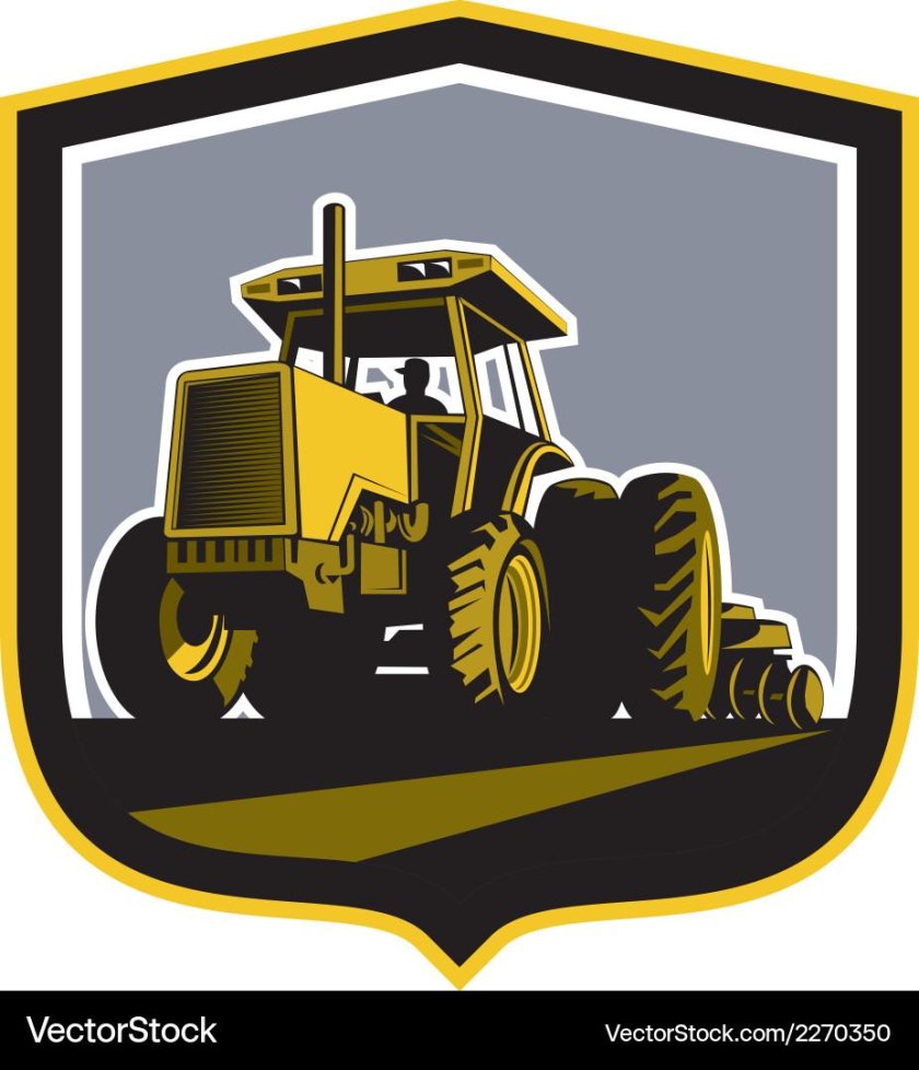 Трактор эмблема