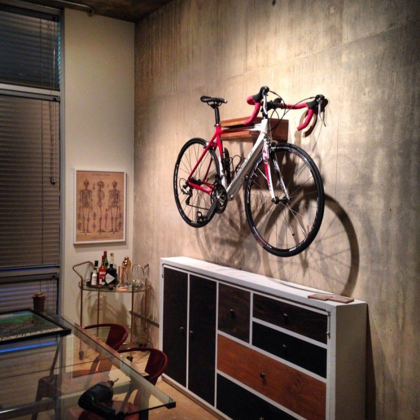 Велосипед в интерьере