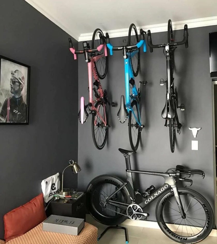 Крепление для хранения велосипеда