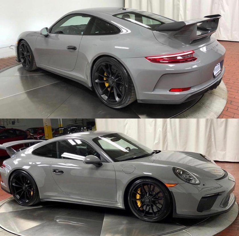 Новый серый цвет Порше