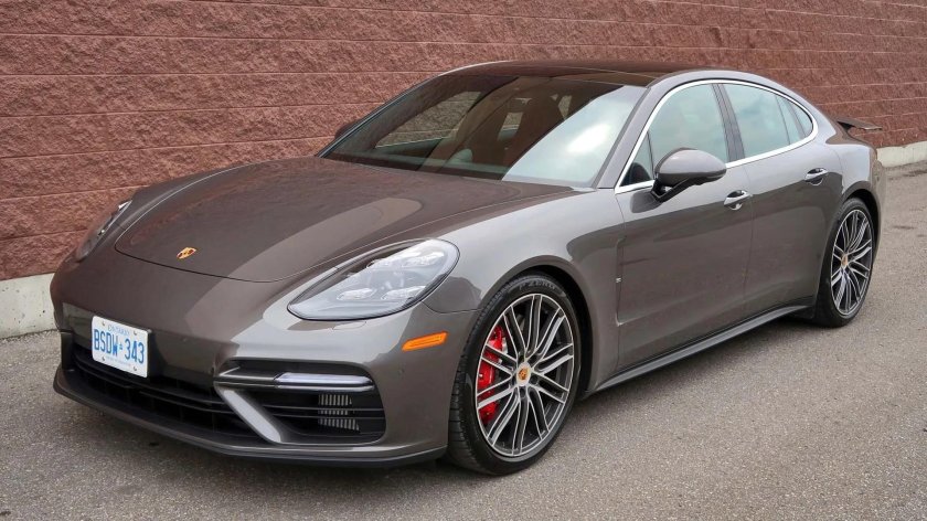 Порше Панамера 2021 серая