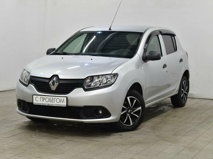 Рено Сандеро серебристый