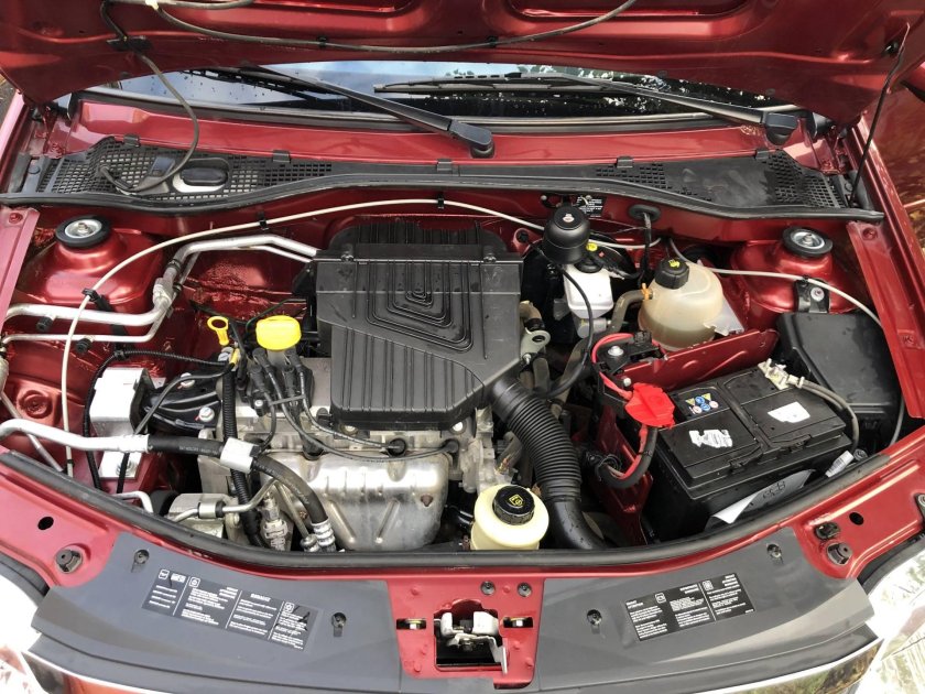 Renault Sandero подкапотка