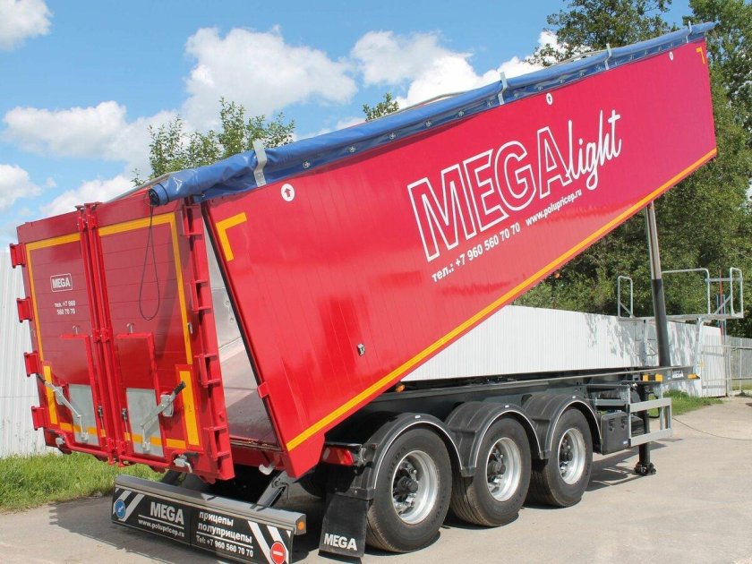 Полуприцеп самосвальный Mega MNW 4