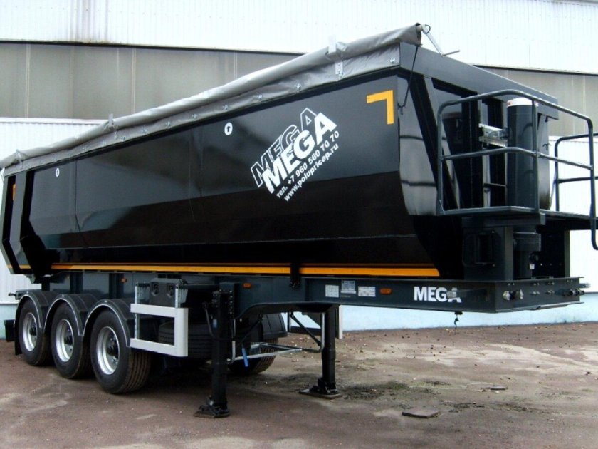 Полуприцеп мега самосвальный
