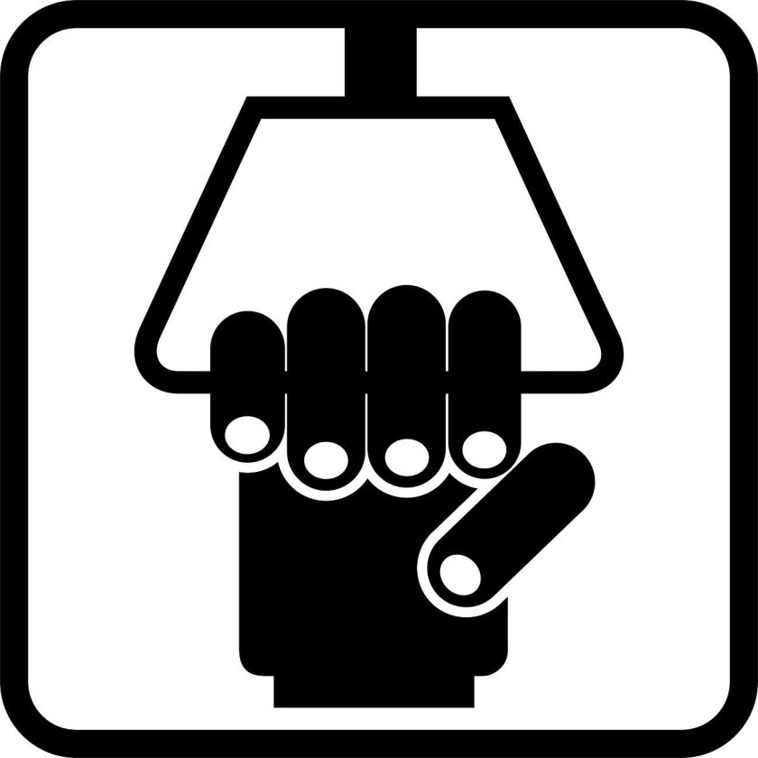 Табличка держитесь за поручни