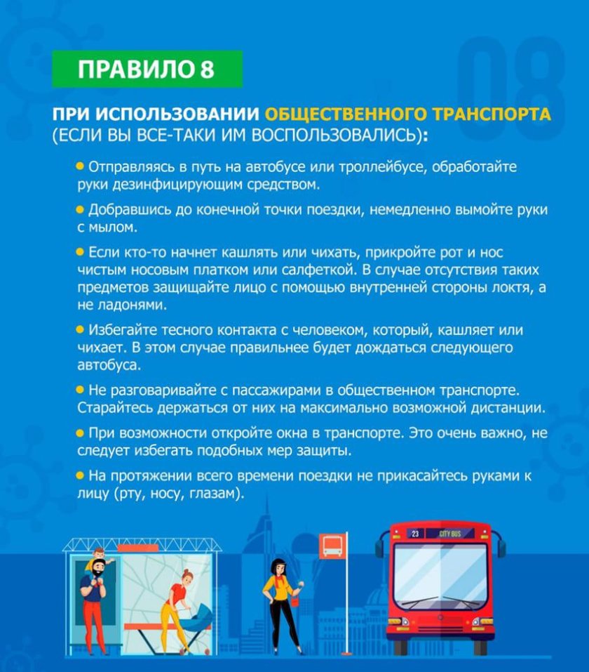 Правила поведения во время пандемии