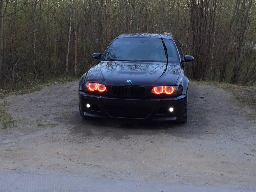 БМВ м3 е46 ангельские глазки