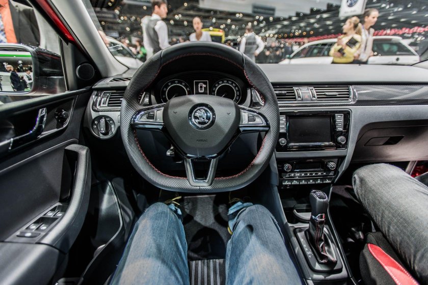 Skoda Octavia a8 RS салон