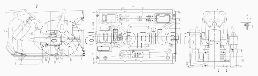 Экскаватор ТВЭКС ЕК-14 управление