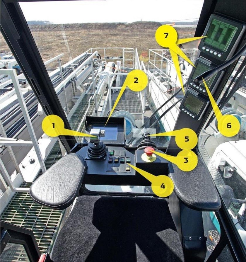 Кабина оператора КМУ