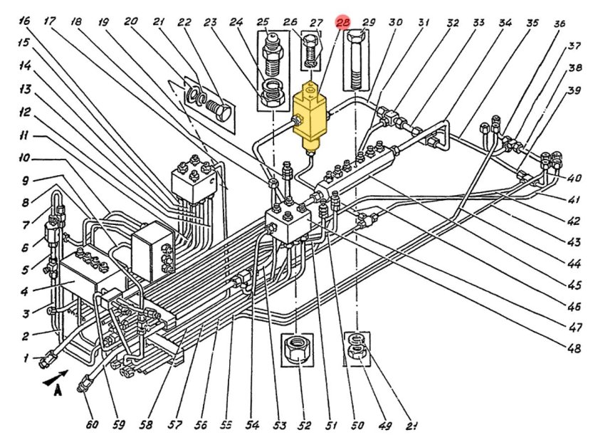 Блок клапанов ЭО 5122.04.16.000сб