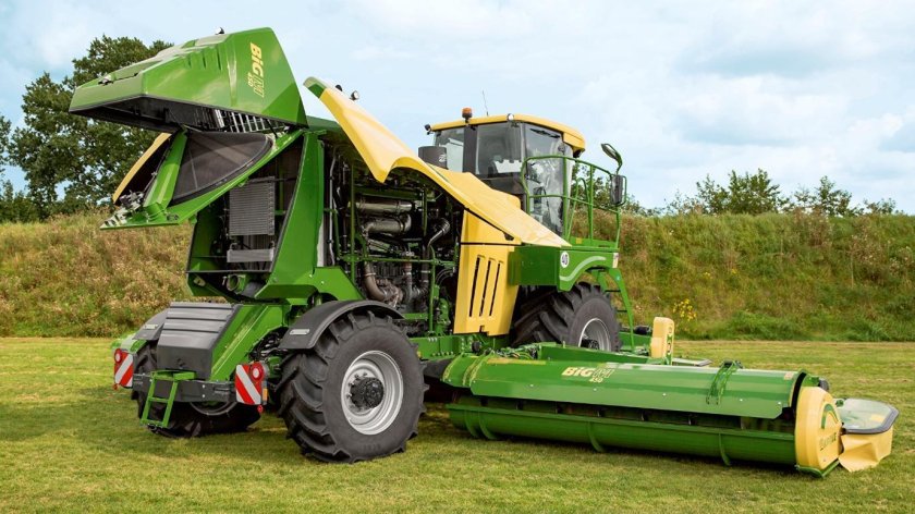 Самоходная косилка-плющилка big m 500