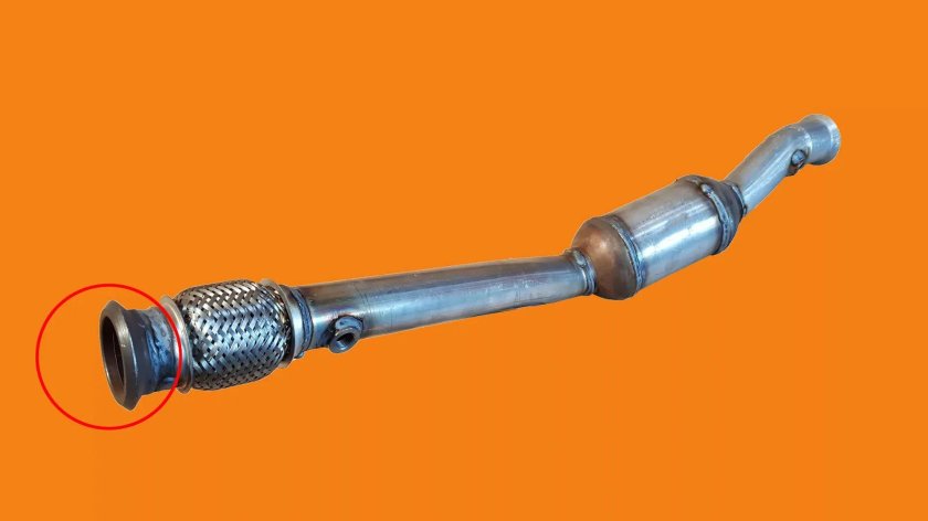 Приемная труба Пежо 406 2.0 бензин