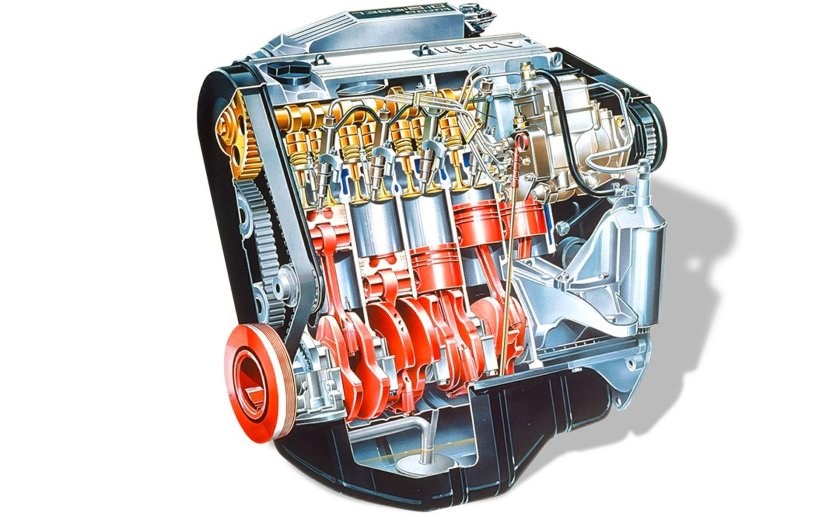 Пятицилиндровый двигатель Ауди