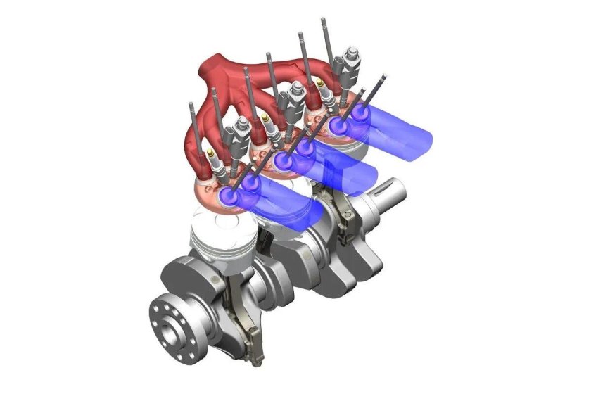 Принцип работы 3 цилиндрового двигателя