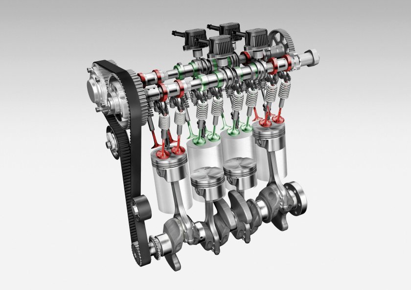 Кулачковый механизм в двигателе внутреннего сгорания