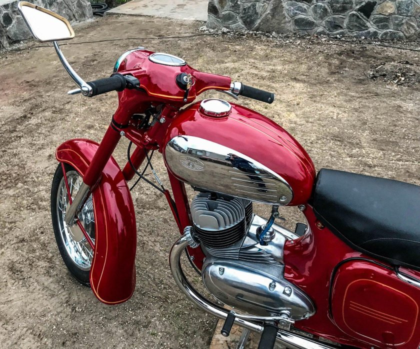 Мотоцикл Ява 350 стару