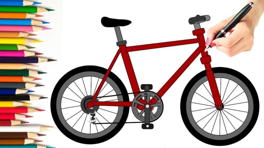 Велосипед мультяшный