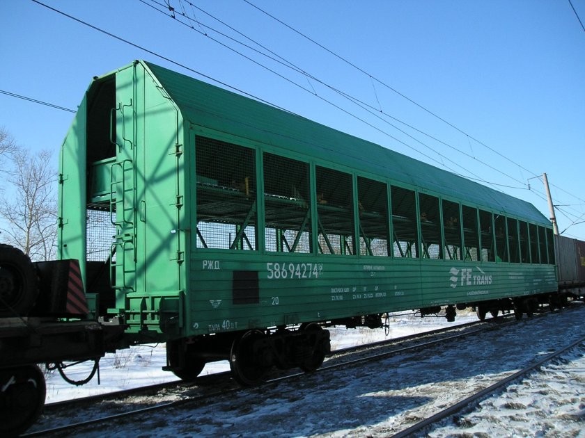 Автомобилевозы ЖД вагоны