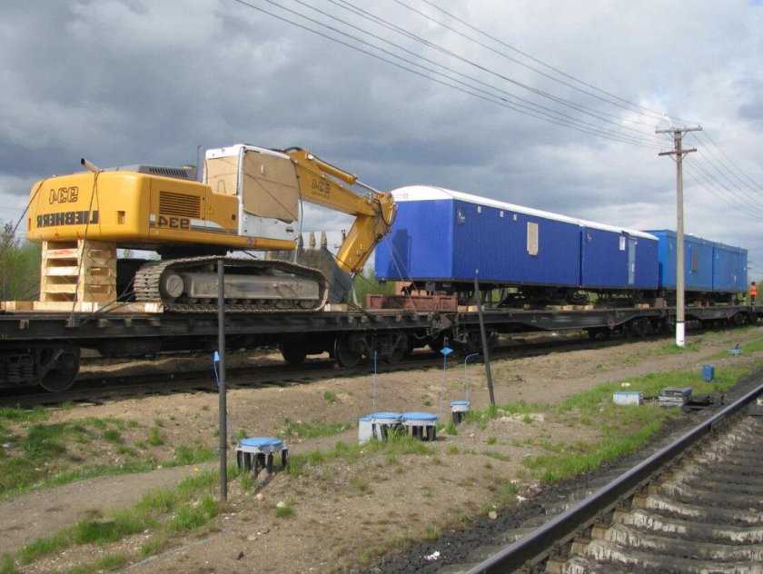 Негабаритный груз ЖД