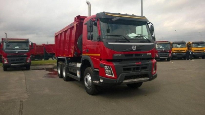 Вольво FMX 8x4 самосвал
