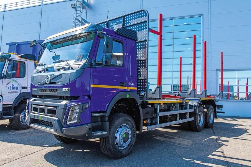 Вольво ФМХ лесовоз