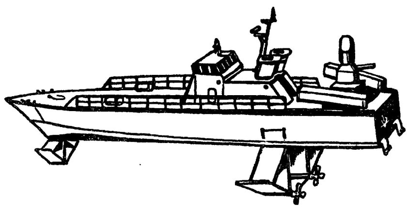 Катер Метеор чертежи