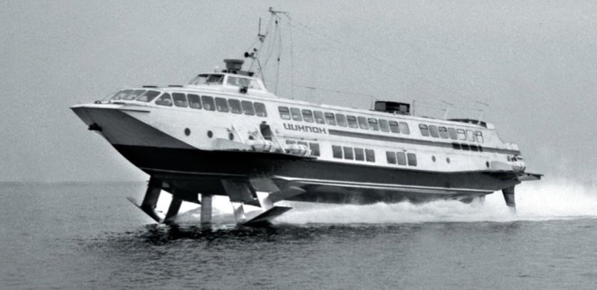 Пассажирский газотурбоход «циклон 250м»