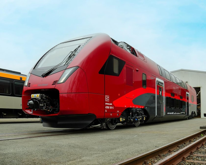 Дизель поезд stadler эстония