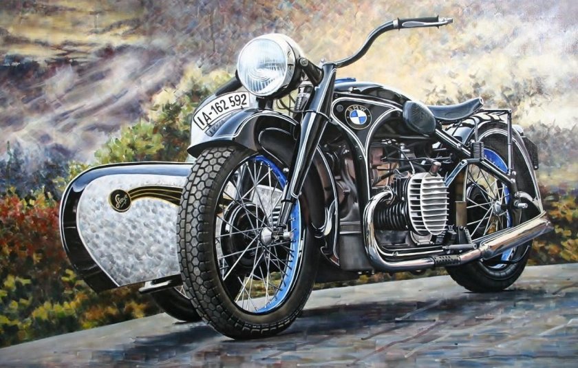 БМВ мотоцикл раритет