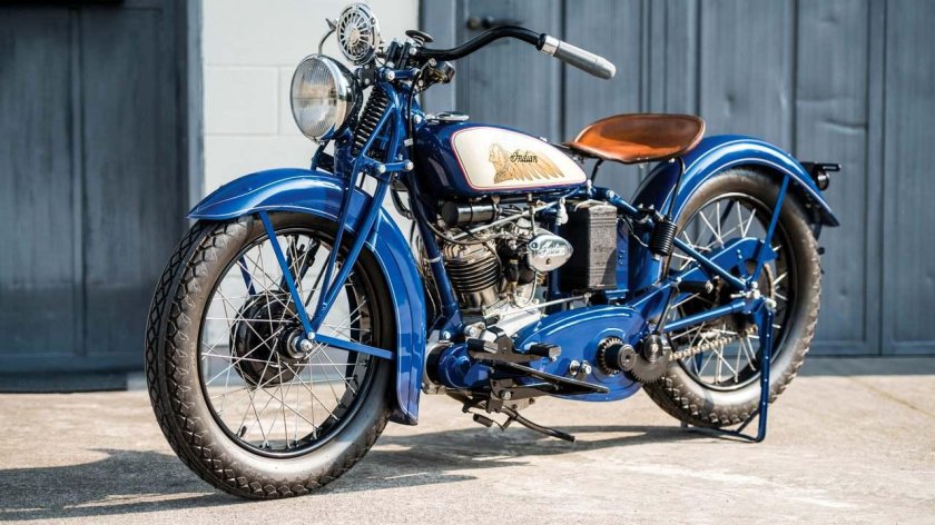 Мотоцикл Индиан Скаут ретро