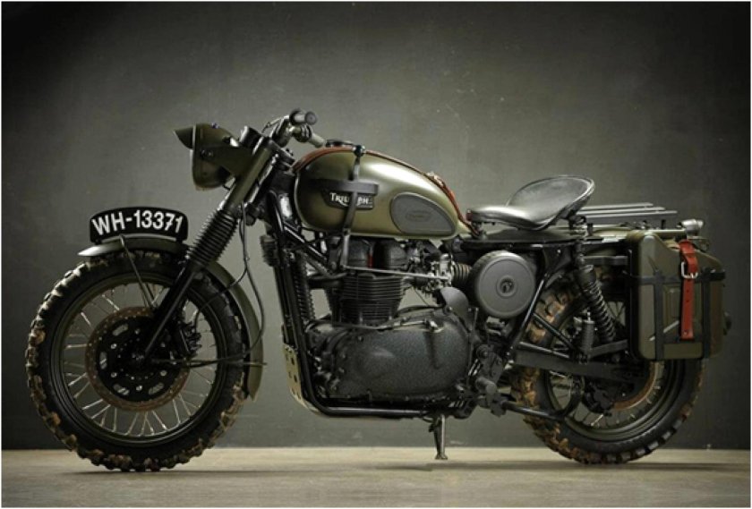 Триумф Бонневиль скремблер