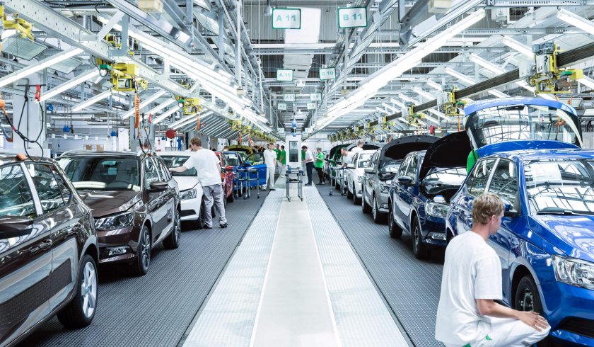 Завод Шкода в Чехии