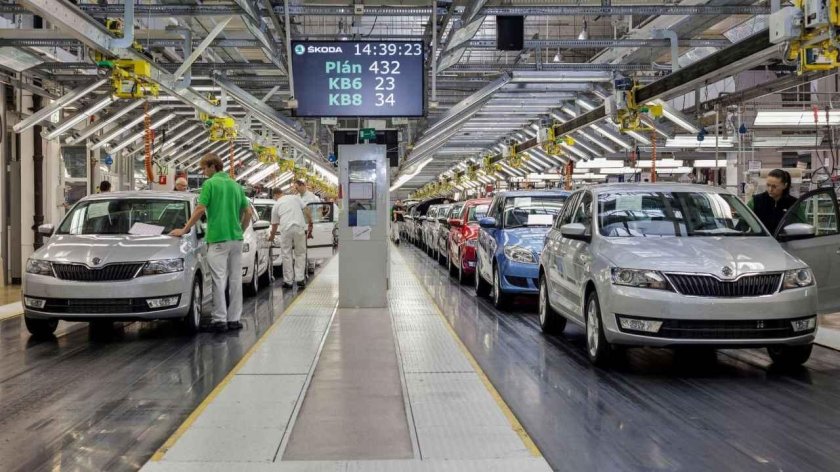 Млада Болеслав завод Шкода