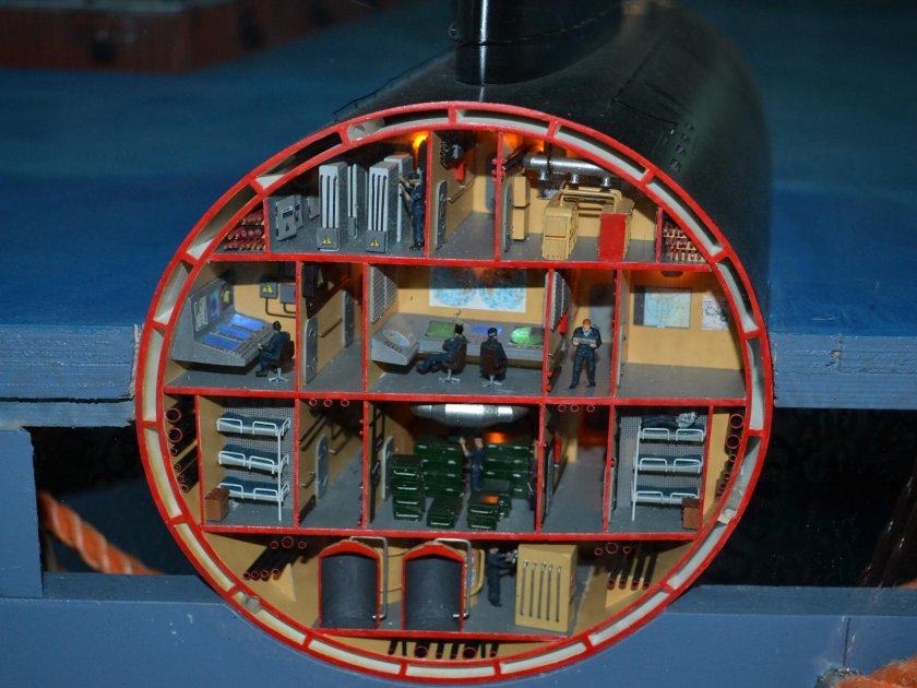 Реакторный отсек атомной подводной лодки