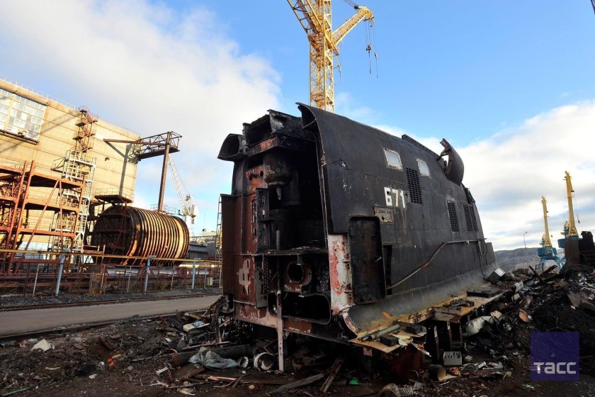 Кладбище атомных подводных лодок Мурманск